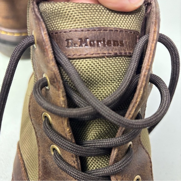 Dr. Martens Brown Two Tone Bonny II Boots Men's Size 13 Lace Up 6 Eye - Picture 11 of 13